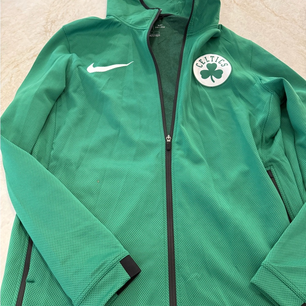 Nike Celtics Green Zip-Up Jacket